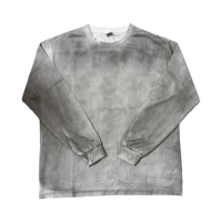 madeffect vintage wash ロンT ムラ染めオフホワイト
