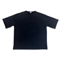 madeffect 染めvintage wash tee ブラック