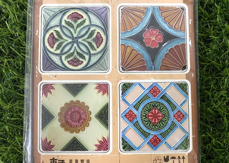 台湾マジョリカタイル/花タイル柄マグネット | taipeijin's STORE 台湾マジョリカタイル/花タイル柄マグネット | taipeijin's STORE