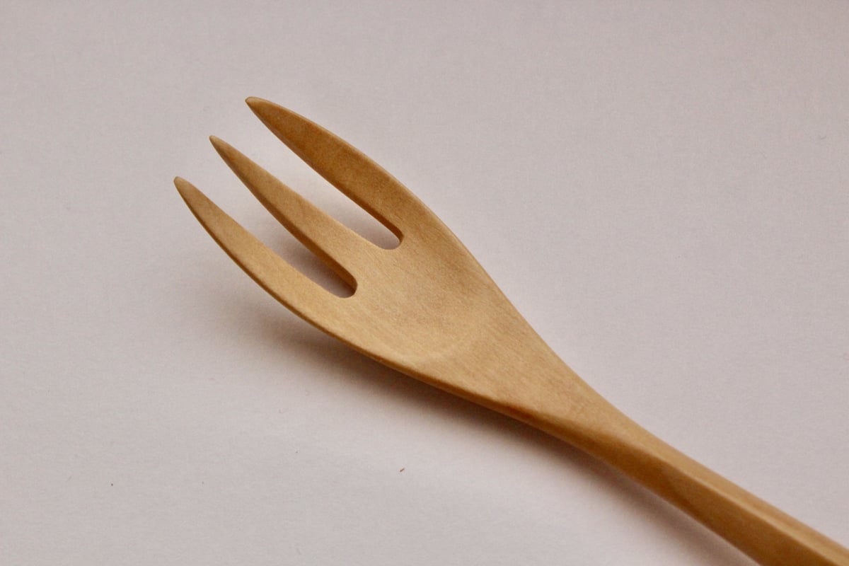 三角柄のスプーン(大)/フォーク(大)】 ミャンマー産 ツゲ使用 | HOME