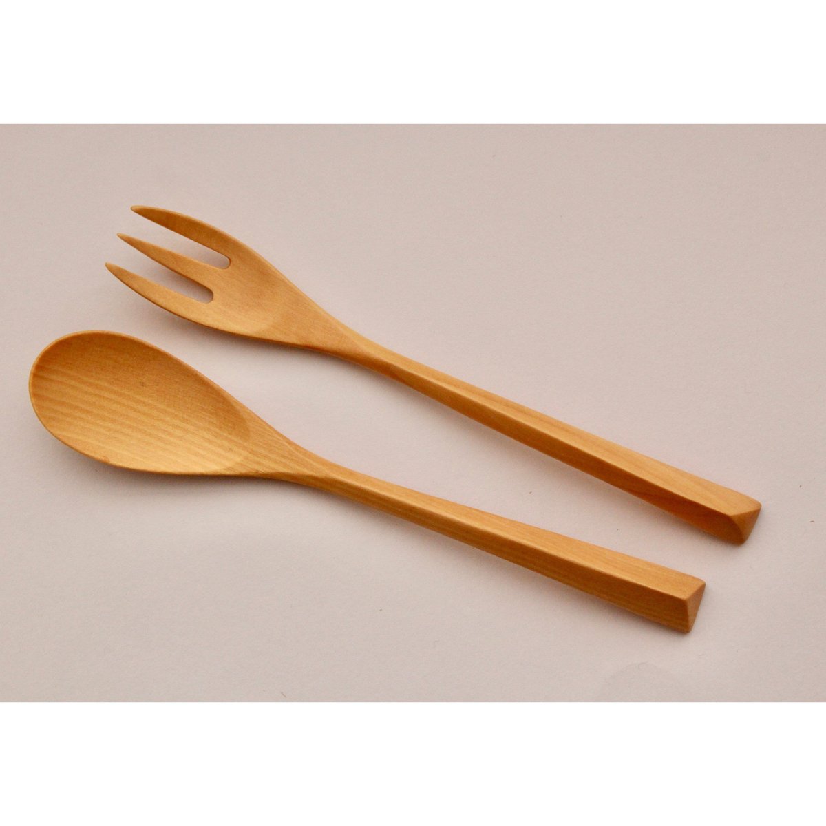 三角柄のスプーン(大)/フォーク(大)】 ミャンマー産 ツゲ使用 | HOME