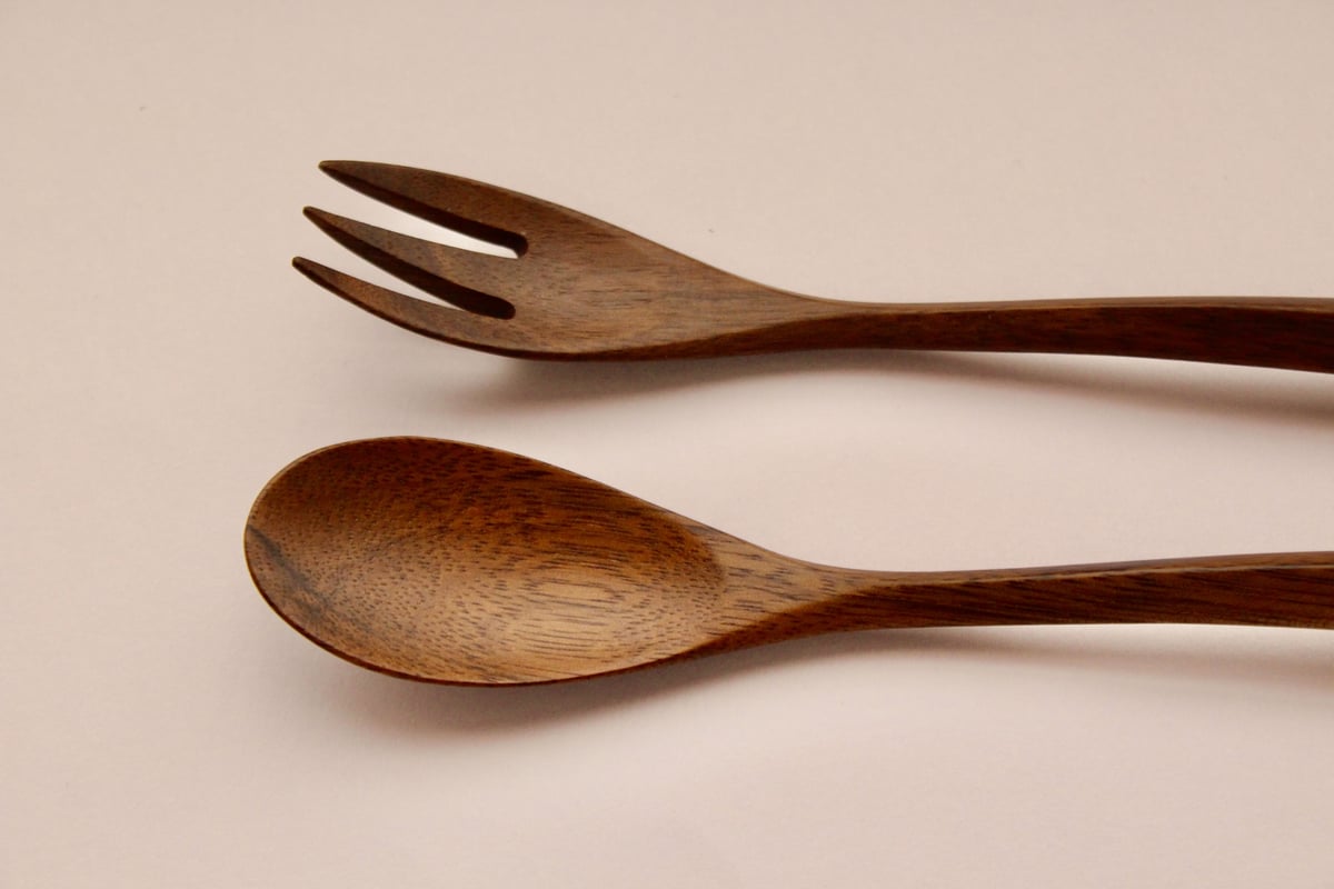 ビアンカ LUCKILY WOOD スプーンフォーク x 12未使用保管品 ビアンカ