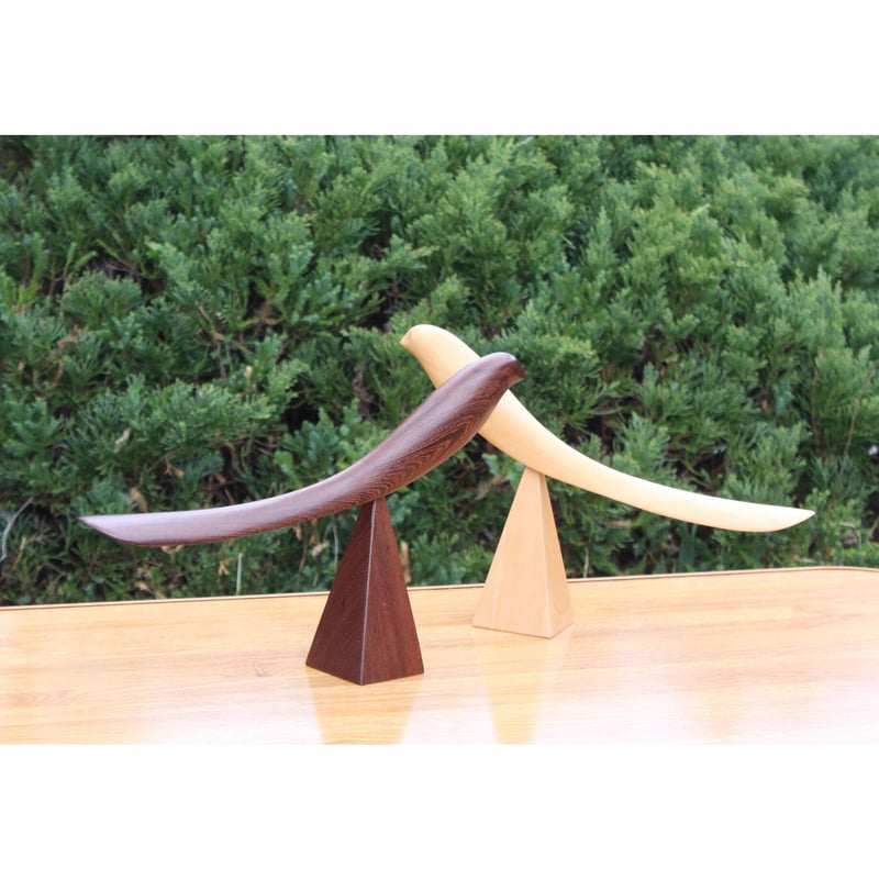 親鳥の靴べら】 ミャンマー産 鉄刀木/ツゲ使用 | HOME Myanmar Store