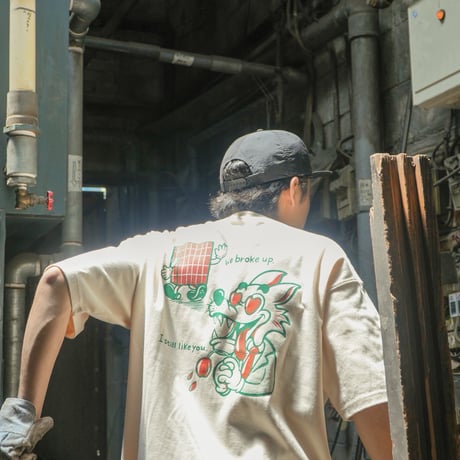 【源湯】ウルフTシャツ