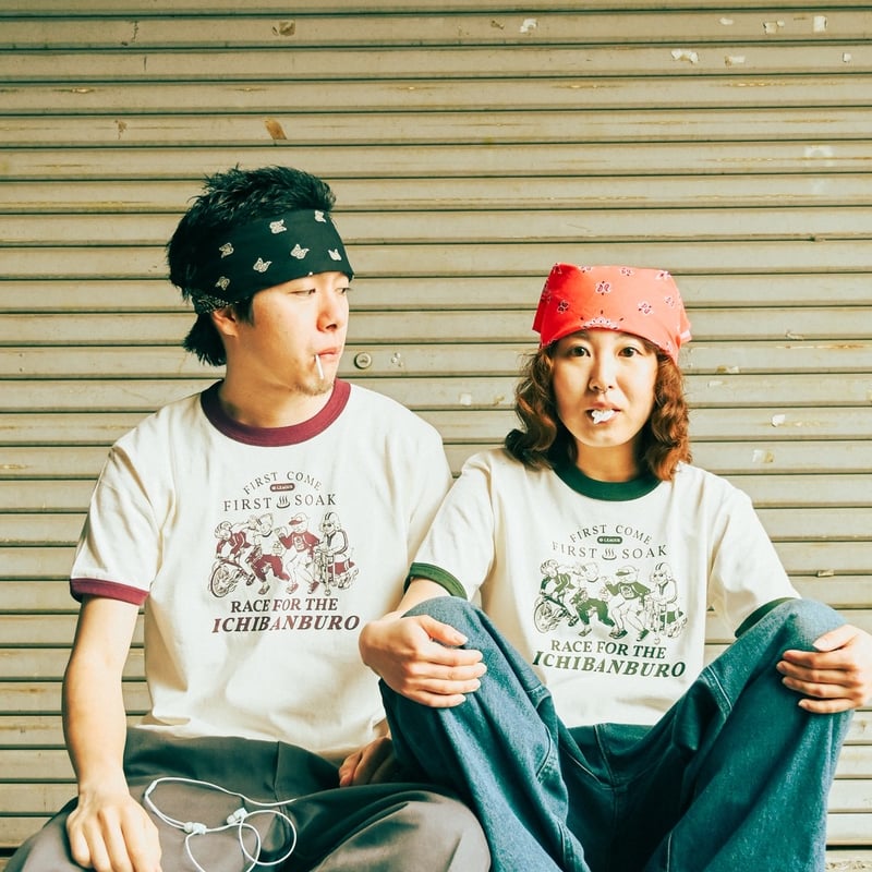 みやの湯】ICHIBANBURO Ringer Tee | ゆとなみ商店