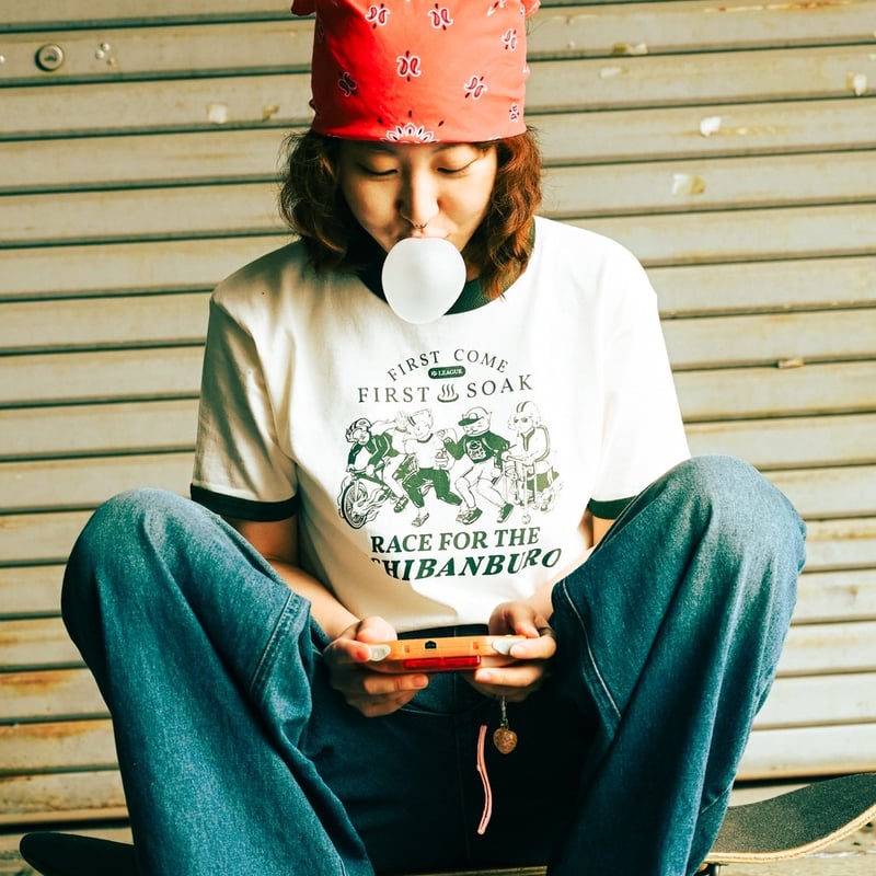 みやの湯】ICHIBANBURO Ringer Tee | ゆとなみ商店