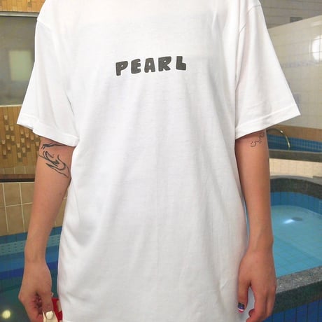 【パール温泉】ステンドグラスTシャツ《ホワイト》