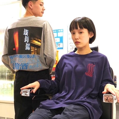 【湊河湯】湊河湯NEON Long Sleeve T