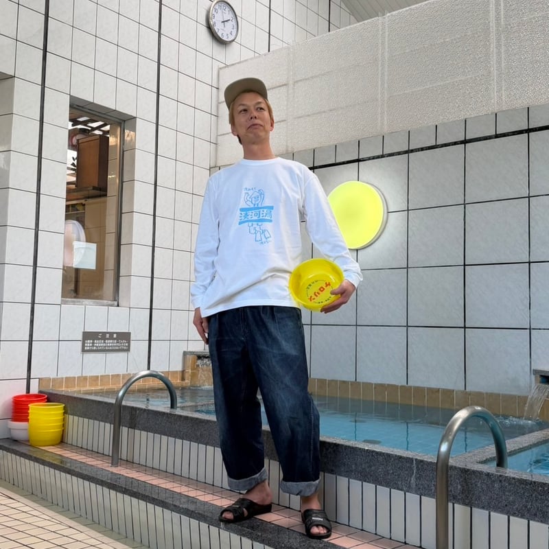 湊河湯】沈みそで沈まないlong sleeve T-shirt | ゆとなみ商店