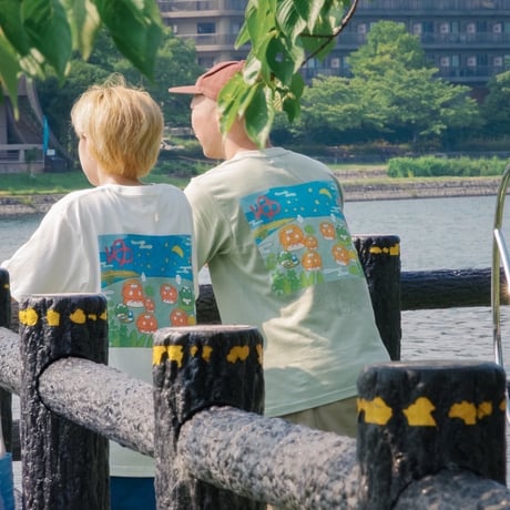 【容輝湯】入浴するぼんやり子だぬきT