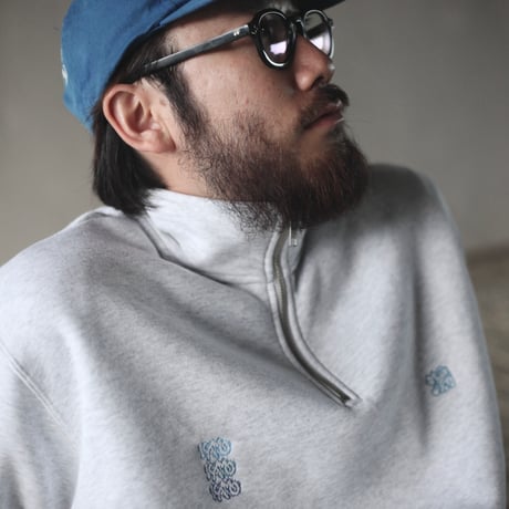 【鴨川湯】Half Zip Sweat