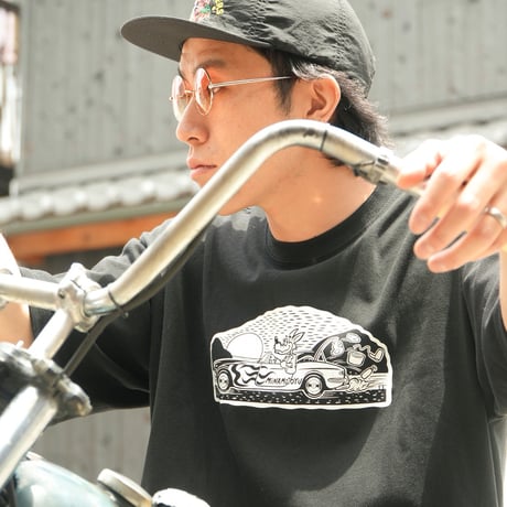 【源湯】ウルフTシャツ