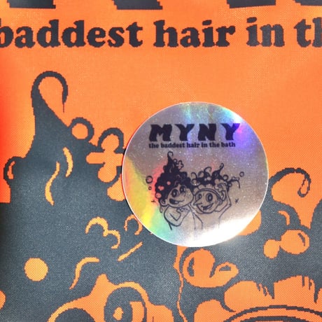 【みやの湯】the baddest hair in the bath ステッカー
