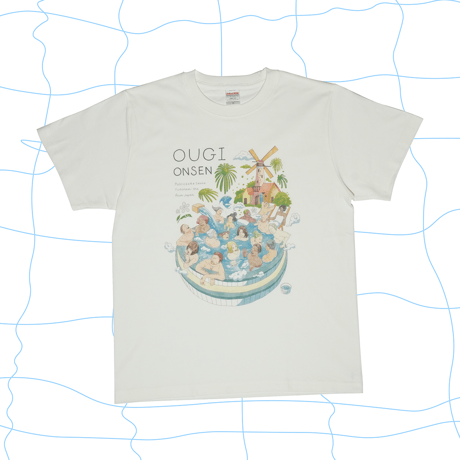 【扇温泉】BATH MAKES YOU HAPPY Tシャツ