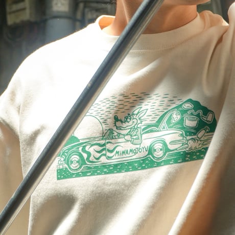 【源湯】ウルフTシャツ