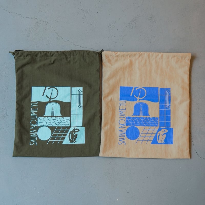 玉川湯の花配合テーピング  5㎝×5m(5巻) サウナの梅湯】shadow drawstringbag | ゆとなみ商店