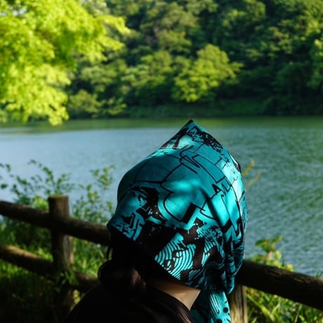 【湊河湯】湊河湯"Visual Cue"手ぬぐい