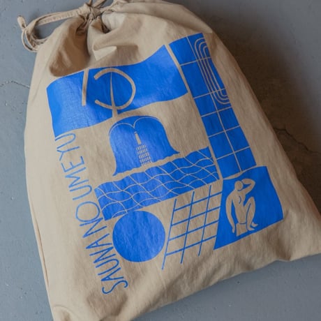 【サウナの梅湯】shadow drawstringbag