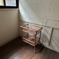籐の脱衣カゴ