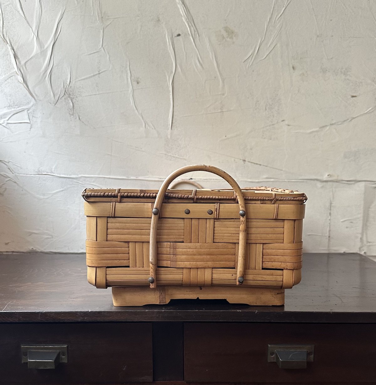 蓋付きの竹かご | maruse