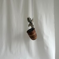 壁掛けの竹籠