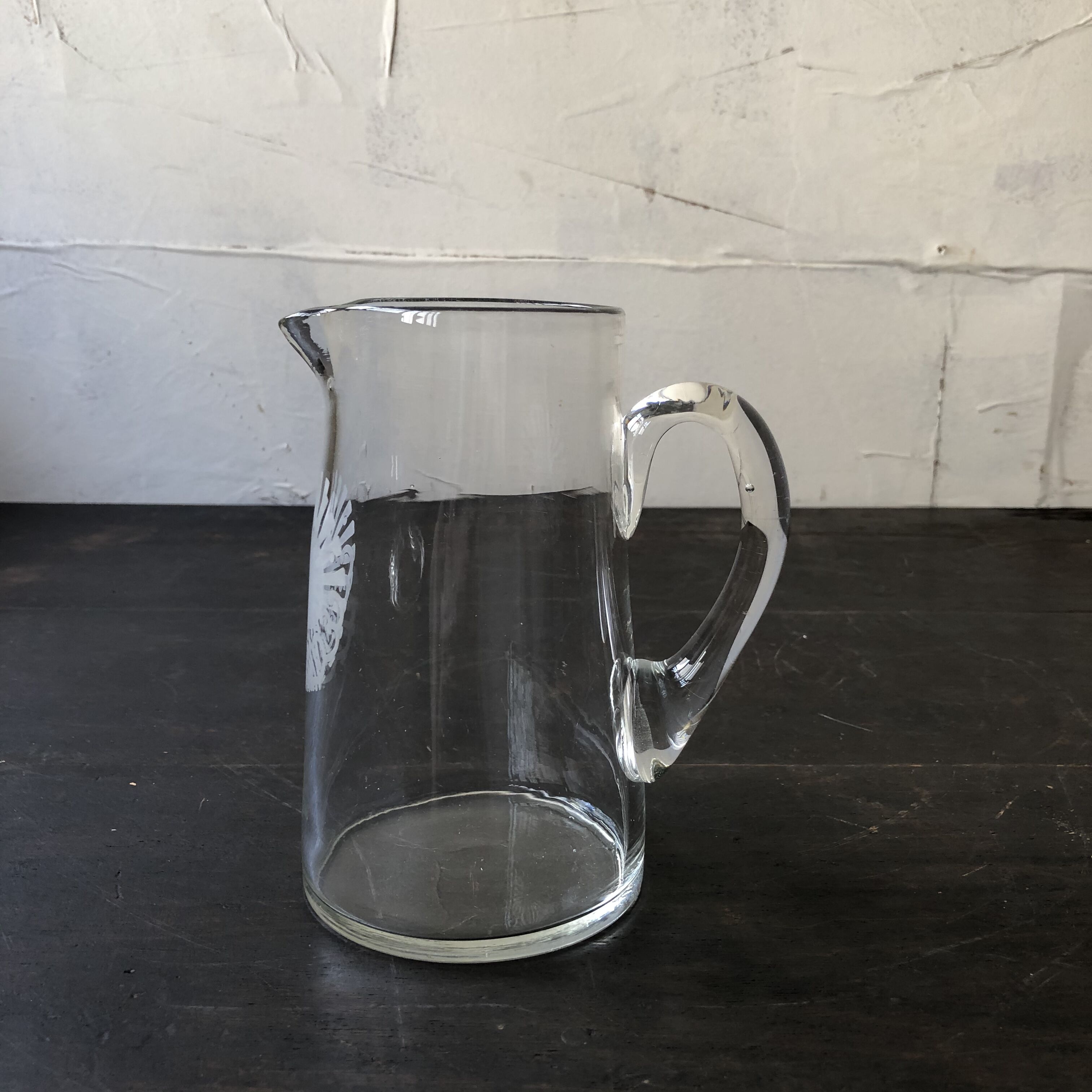 戦前のアサヒビール製ガラスピッチャー、アンティーク・骨董品 アサヒビールのピッチャー(戦前) | maruse