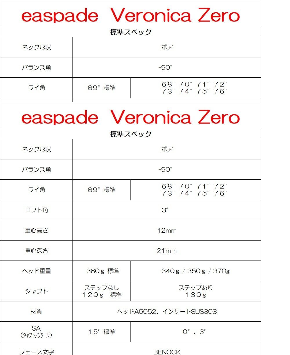 easpade Veronica Zero Type C | BENOCK ONLINE SHOP