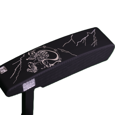 BENOCK EXCLUSIVELINE PUTTER【ANDIRA　雷神】（黒メッキ仕様）