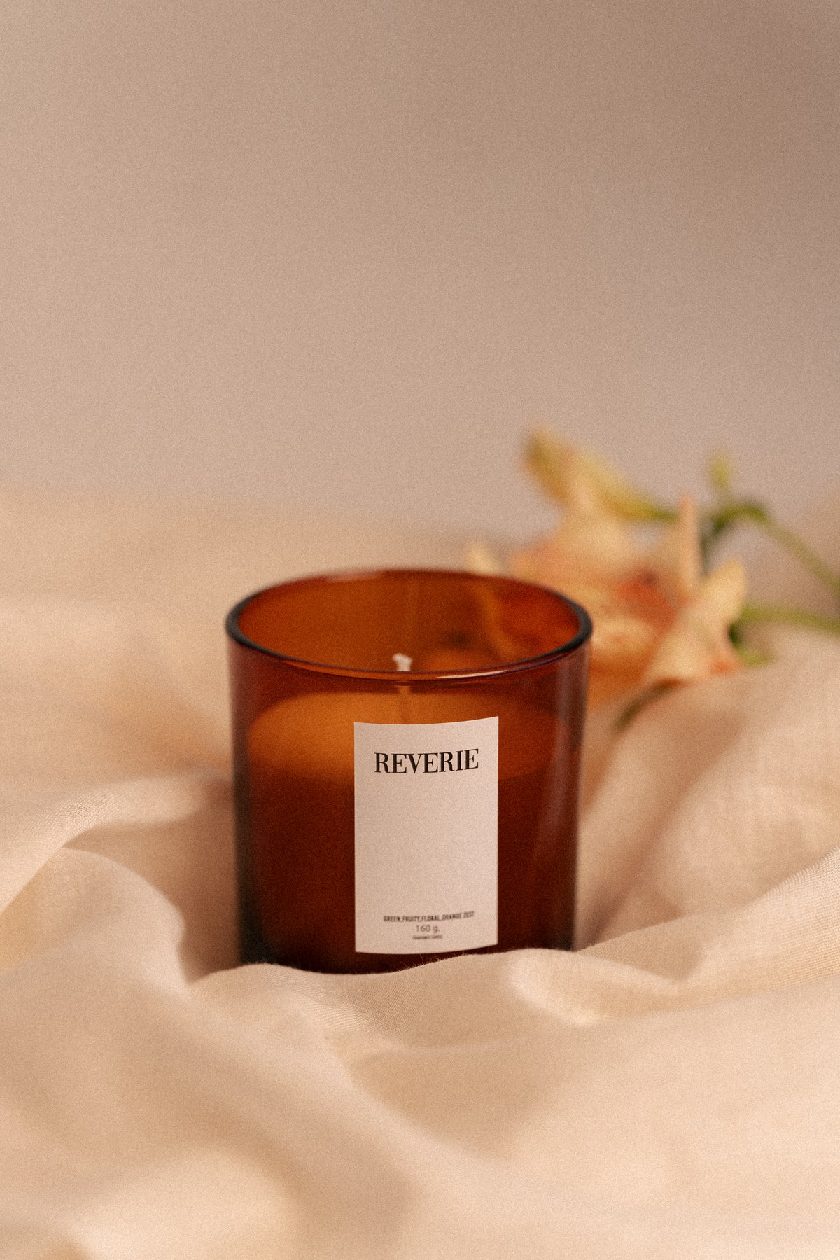 Régime des Fleurs ハンドペイント キャンドル ディプティック「ハンド