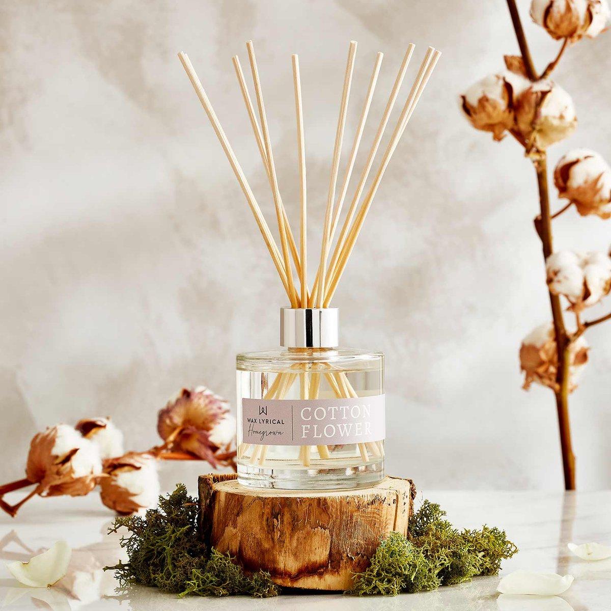 Homegrown】WLHG0404 ディフューザー200ml/コットンフラワー | Eur