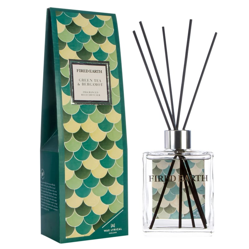 FIRED EARTH】WLFE2202 ディフューザー180ml/グリーンティー＆ベルガモ