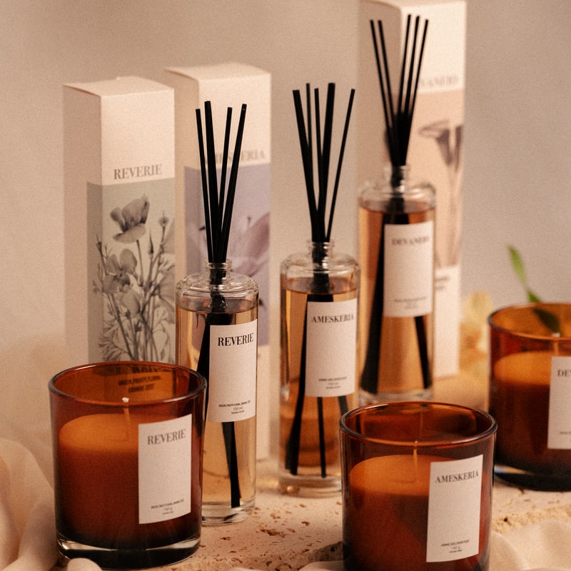 REMINISCENT OF DREAMS】IDRD0201 グラス入りキャンドル/ レヴァ