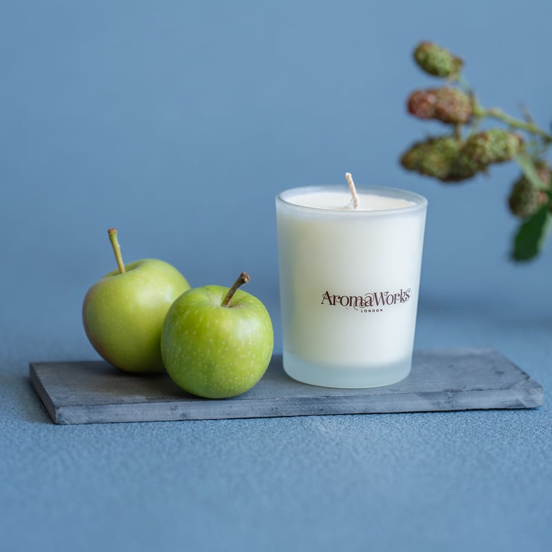 Aroma Works】WLAL1008 グラス入りキャンドルS/バジル＆ライム | Eur