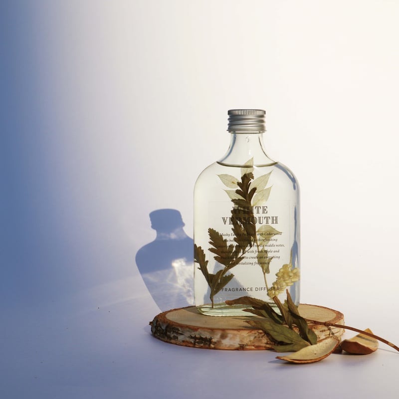 BOTANICAL BOTTLES】IDBB0104 ディフューザー180ml/ホワイトヴェ