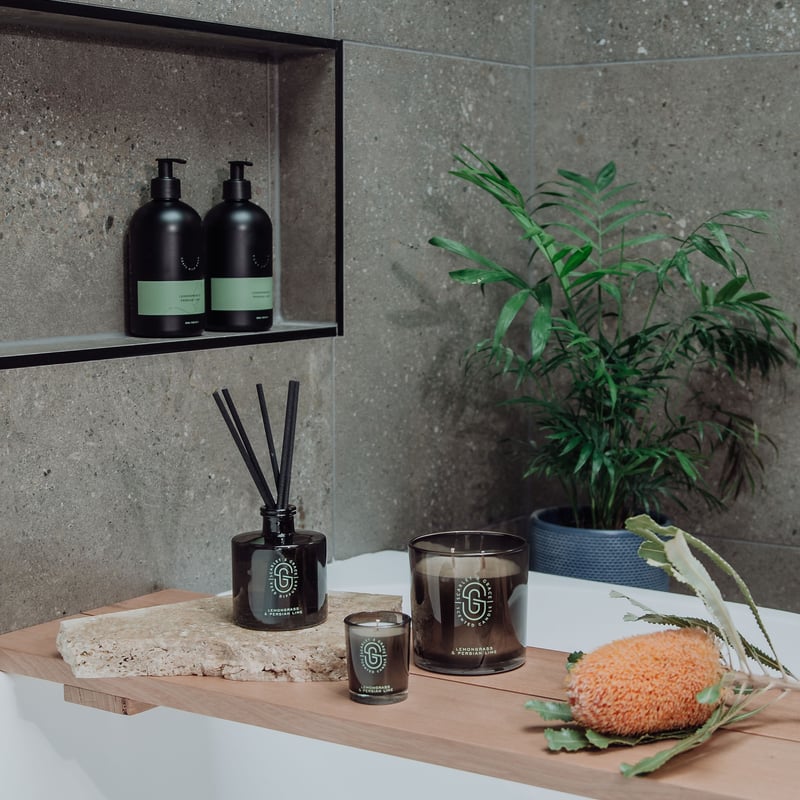 Scarlet & Grace】SCSI0307 グラス入りソイキャンドル ダブルウィック/