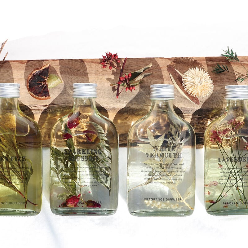 BOTANICAL BOTTLES】IDBB0104 ディフューザー180ml/ホワイトヴェ