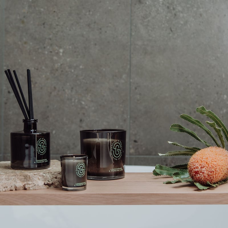 Scarlet & Grace】SCSI0307 グラス入りソイキャンドル ダブル