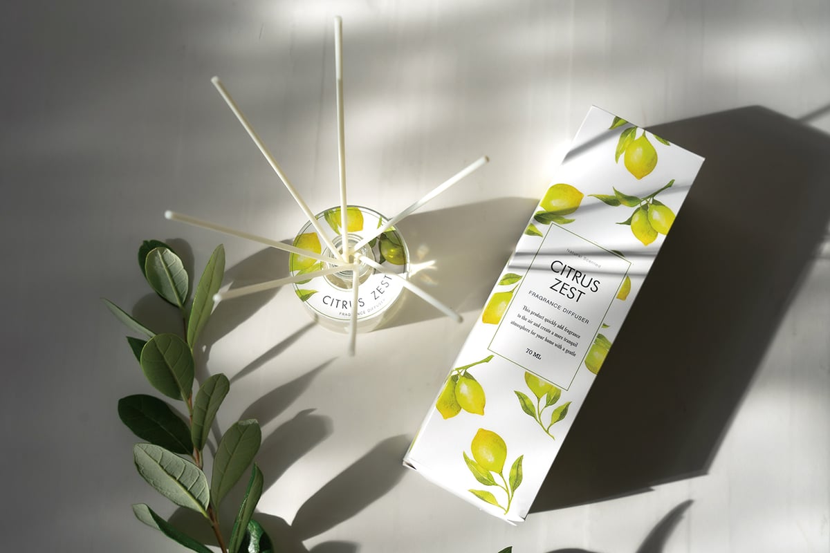 GREEN OASIS】IDGO0006 リードディフューザー70ml/シトラスゼスト |