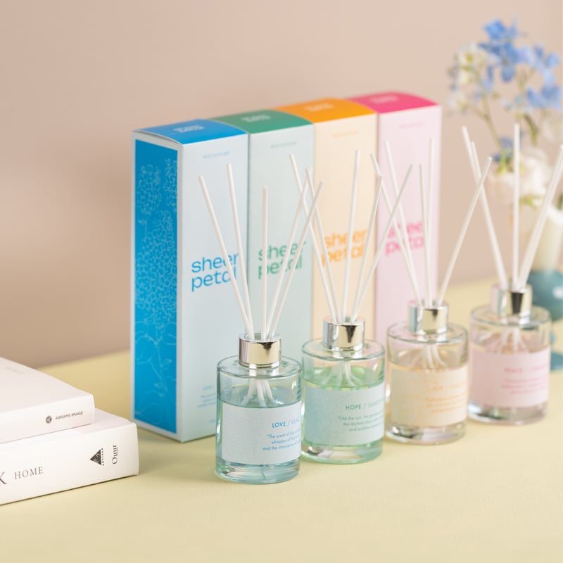 Sheer Petal】IDSP0102 ディフューザー100ml/ガーデニア | Euro