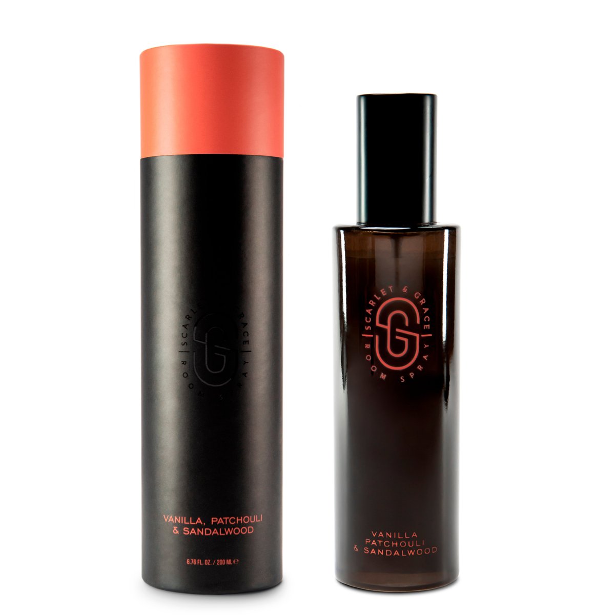 Scarlet & Grace】ルームスプレー200ml バニラ、パチョリ&サンダルウッ