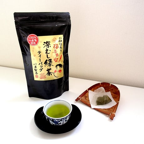 福喜多留　深むし緑茶ティーバッグ5ｇ×40袋【25/11/15価格改定】