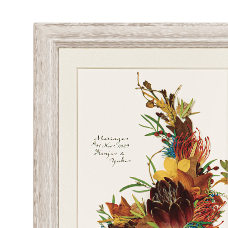 記念（お祝い）の花束を残す｜アンジュS　アートスタイル