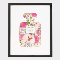 押し花アート_レーヴシリーズ：Parfum/パルファン（香水瓶）A