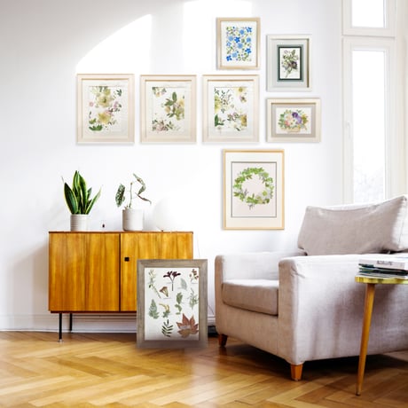 【2025年9月～12月】押し花のお教室：１Dayレッスン：トリニティ　※A～Cの中から1点お選びください