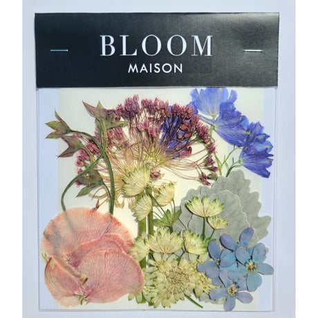 押し花｜花材セット スイートピー Pressed Flower Kit インテリア・ギフト・ウェルカムボードなどのハンドメイドに　F-1031 BLOOM MAISON
