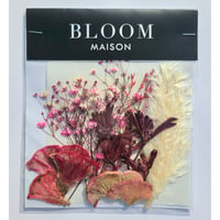 押し花｜花材セット カスミ草 Pressed Flower Kit インテリア・ギフト・ウェルカムボードなどのハンドメイドに　F-833 BLOOM MAISON