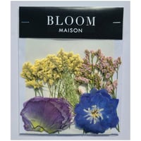 押し花｜花材セット トルコキキョウ Pressed Flower Kit インテリア・ギフト・ウェルカムボードなどのハンドメイドに　F-958 BLOOM MAISON