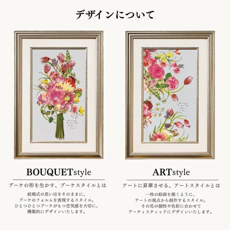 記念（お祝い）の花束を残す｜ブリエ　ブーケスタイル