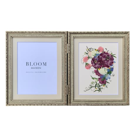 押し花ギフト【REGALOコレクション】 ラナンキュラスの押し花アート｜BLOOMART【記念日・出産祝い・成人祝い】W474×H287×D22（㎜）