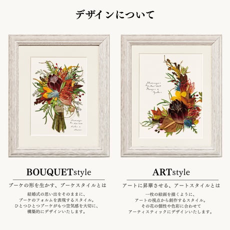 記念（お祝い）の花束を残す｜アンジュS　アートスタイル